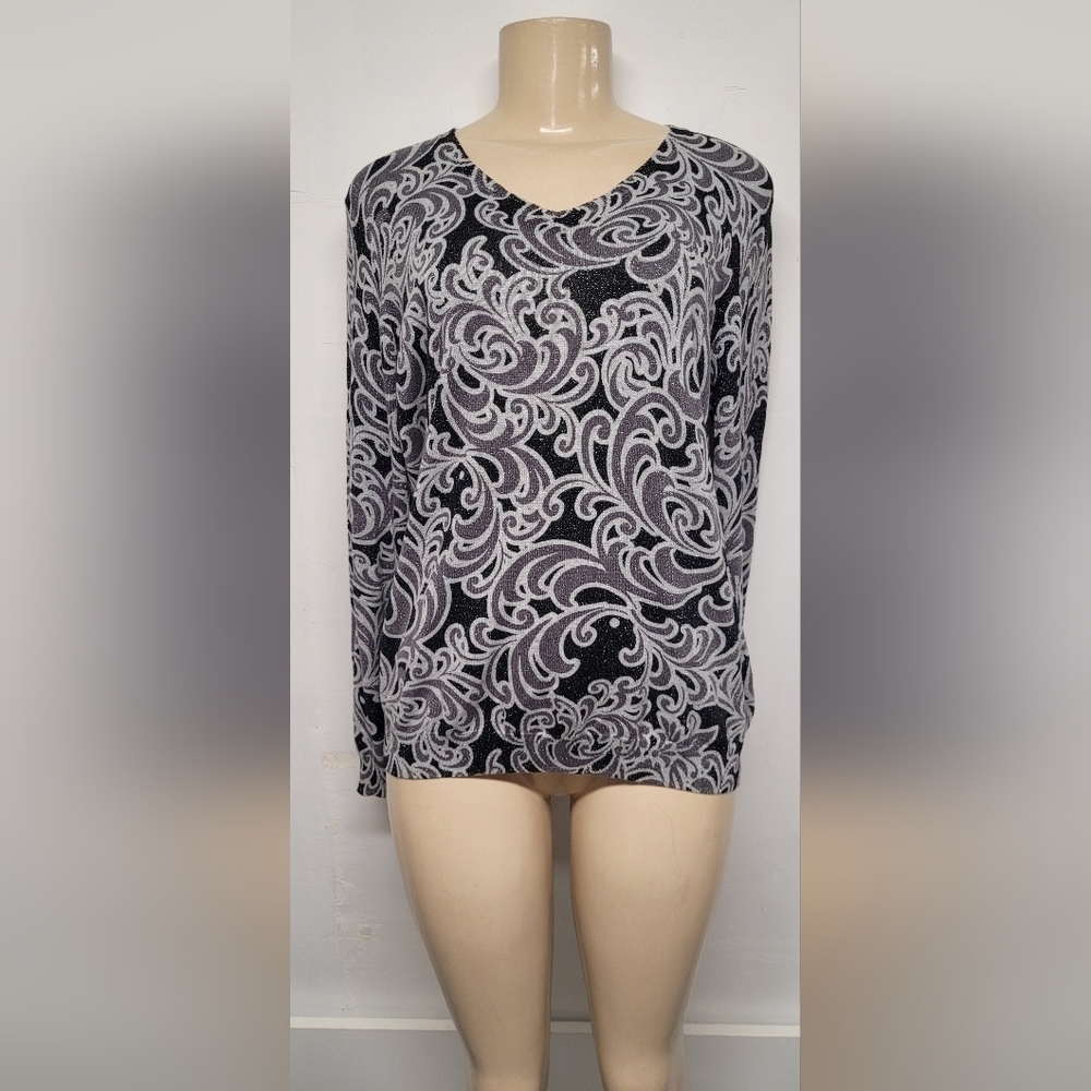 Croft & Barrow Sweater L Sparkle